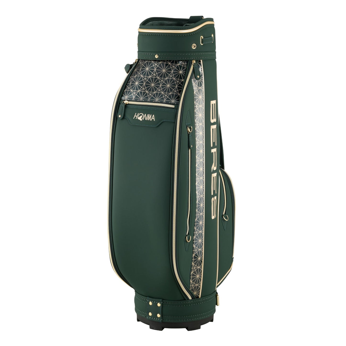 Honma Beres 3 Star, Green, Gold, premium golf cart bag, CB52601