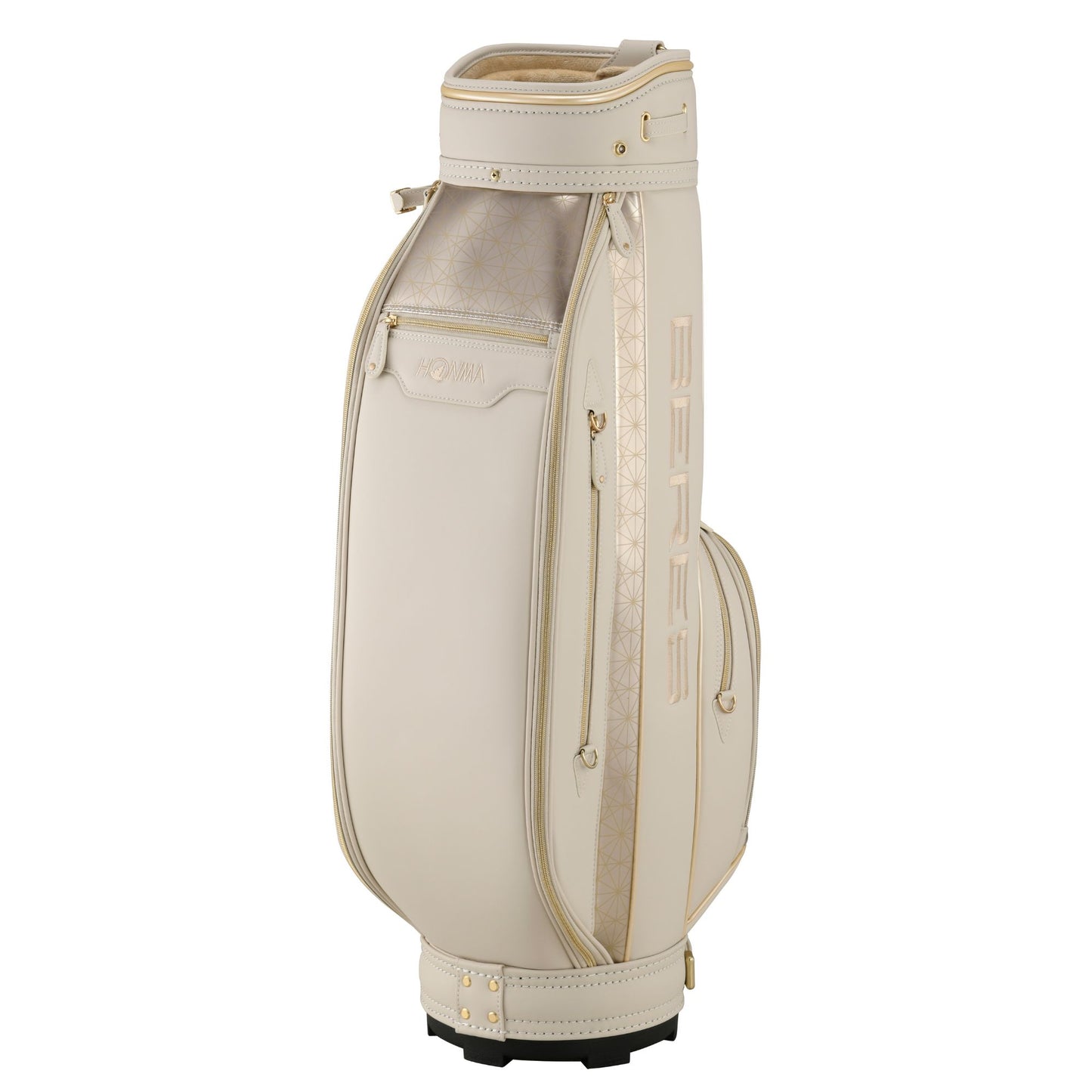 Honma Beres 3 Star Ladies, Beige, Gold, premium golf cart bag, CB62601