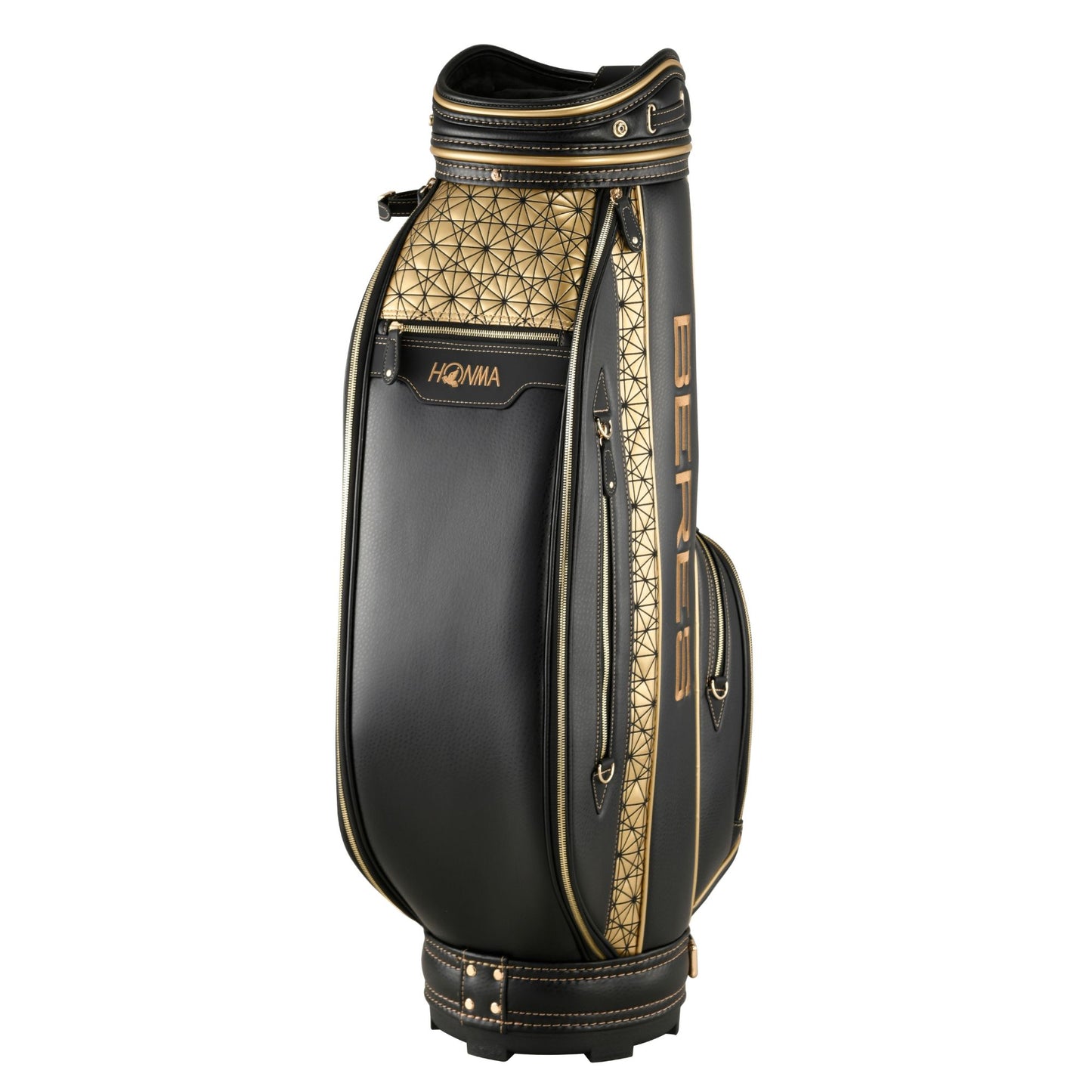 Honma Beres 4 Star, Black, Gold, premium golf cart bag, CB52602