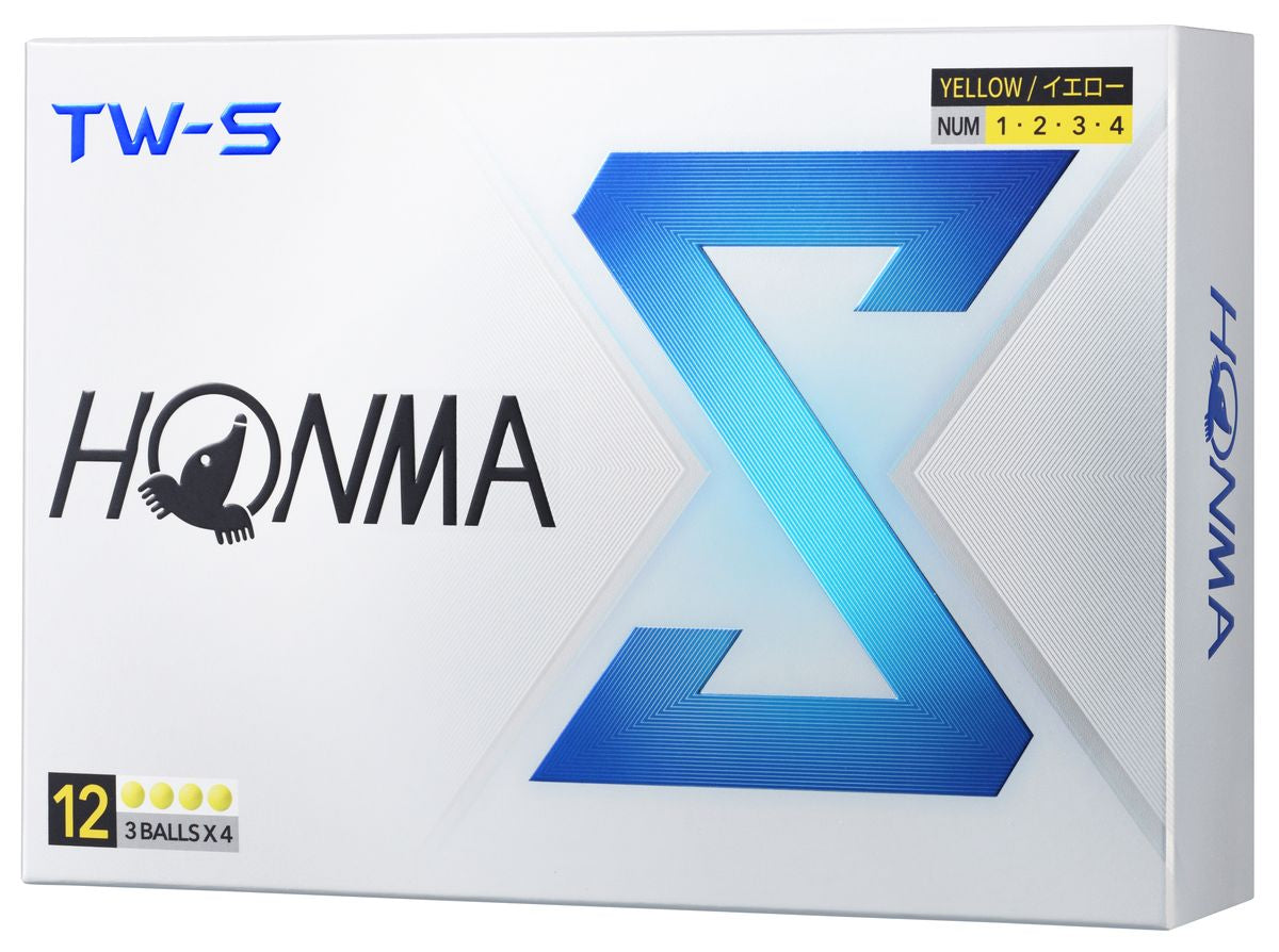 Honma TW-S, Yellow Golf Balls