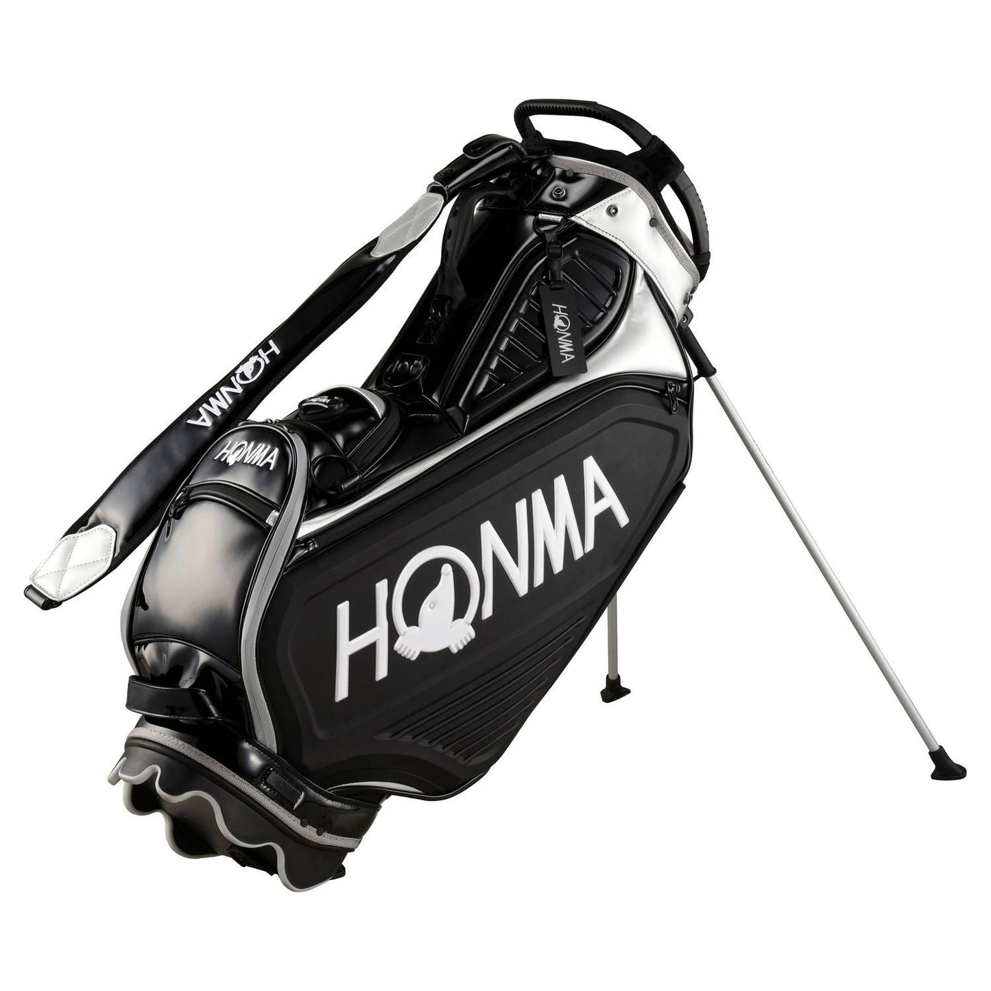 Honma Pro Tour Stand Bag, Black, CB12302