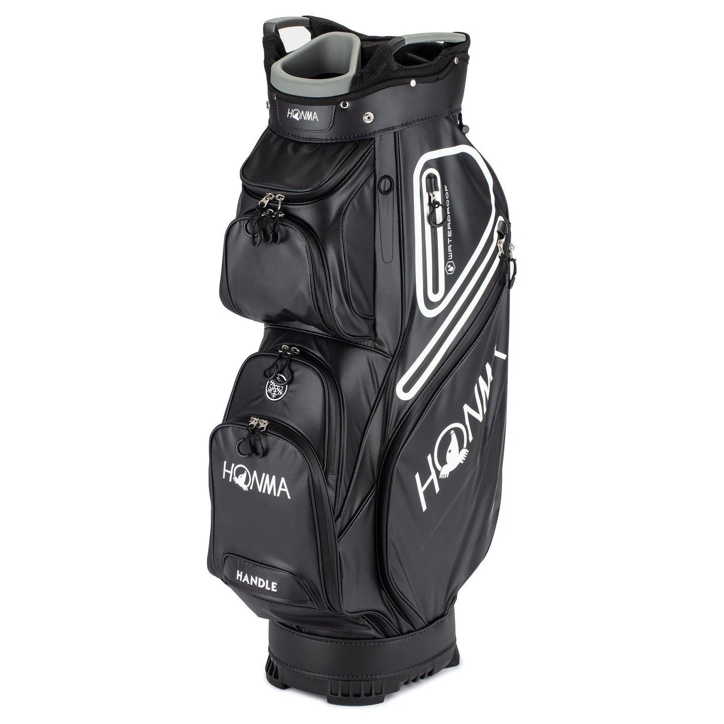 Honma Waterproof Cart Bag, Black, CB2126
