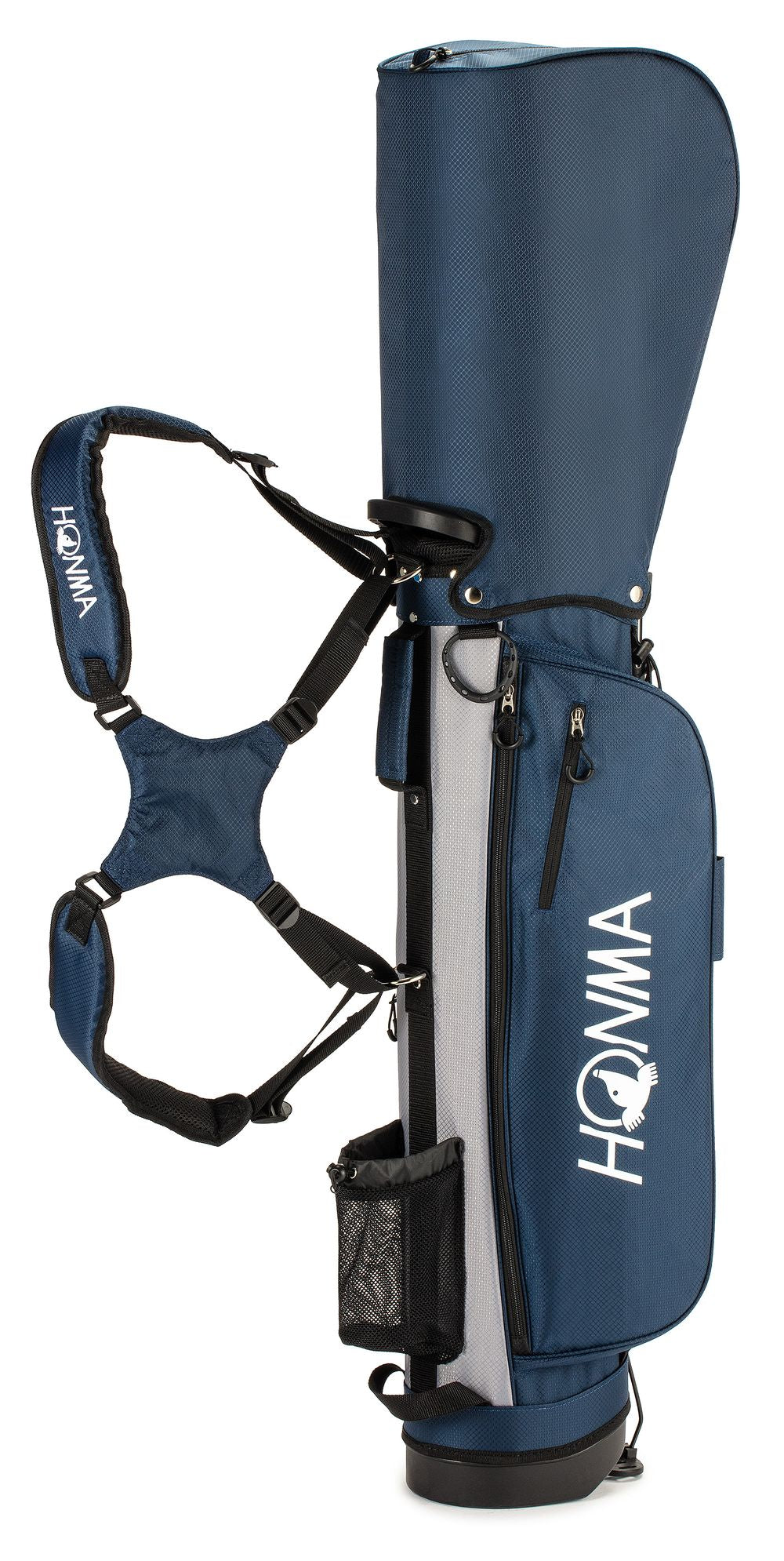Honma Lightweight Stand Bag, Navy, Grey, CB2120