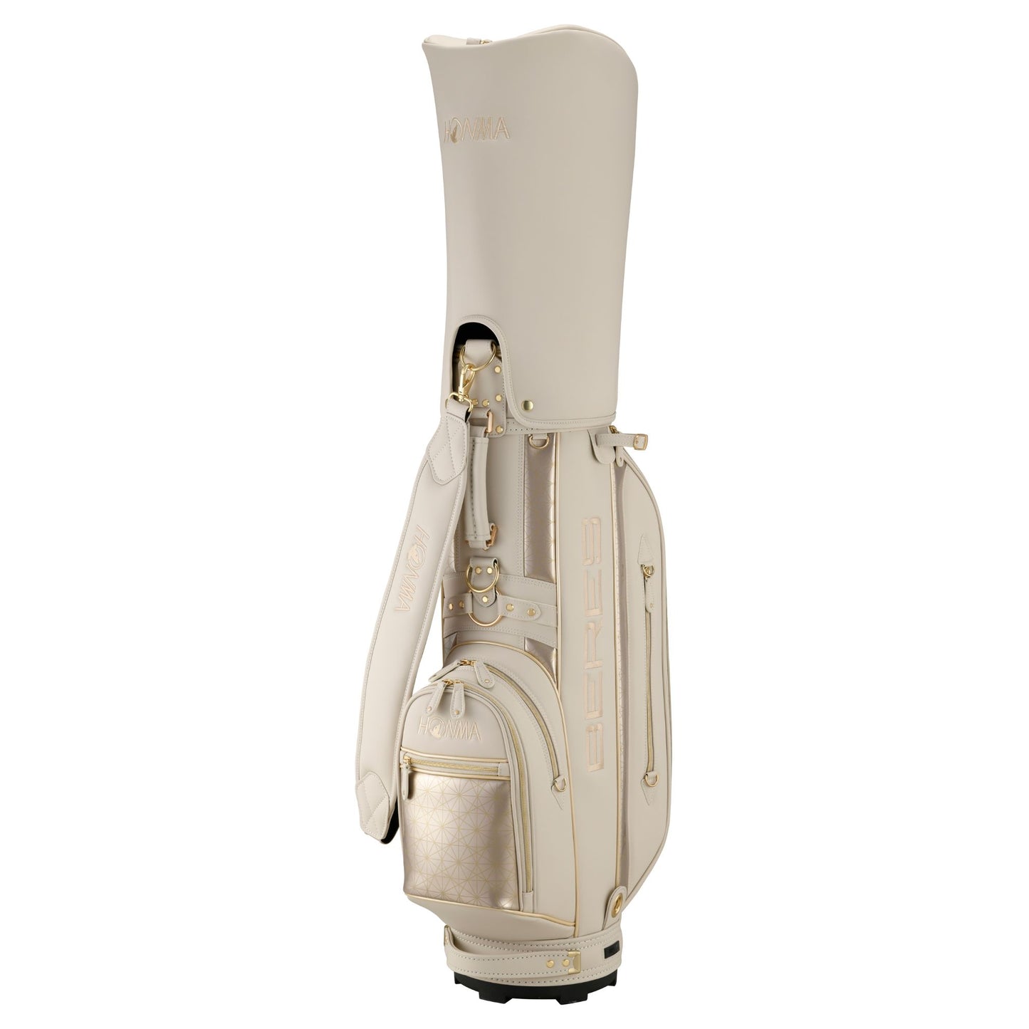Honma Beres 3 Star Ladies, Beige, Gold, premium golf cart bag, CB62601