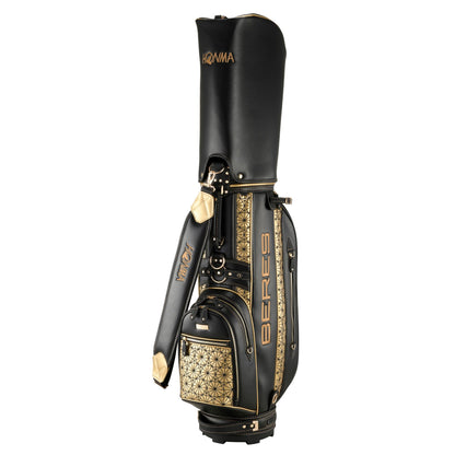 Honma Beres 4 Star, Black, Gold, premium golf cart bag, CB52602