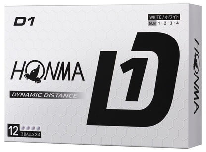 Honma D1, White Golf Balls