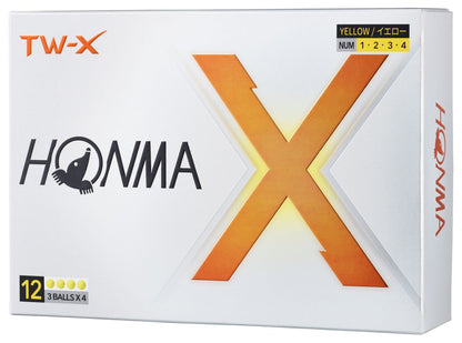 Honma TW-X, Yellow Golf Balls